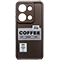 کاور فشن کیس مدل TPU Coffee محافظ لنز دار مناسب برای گوشی Note 13 Pro